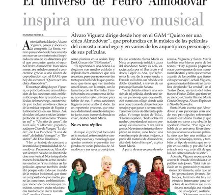 el mercurio Almodovar
